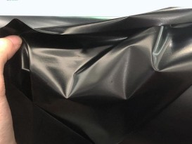 tpu黑色薄膜 高彈性防水透氣耐高溫服裝商標(biāo)材料廠家直供